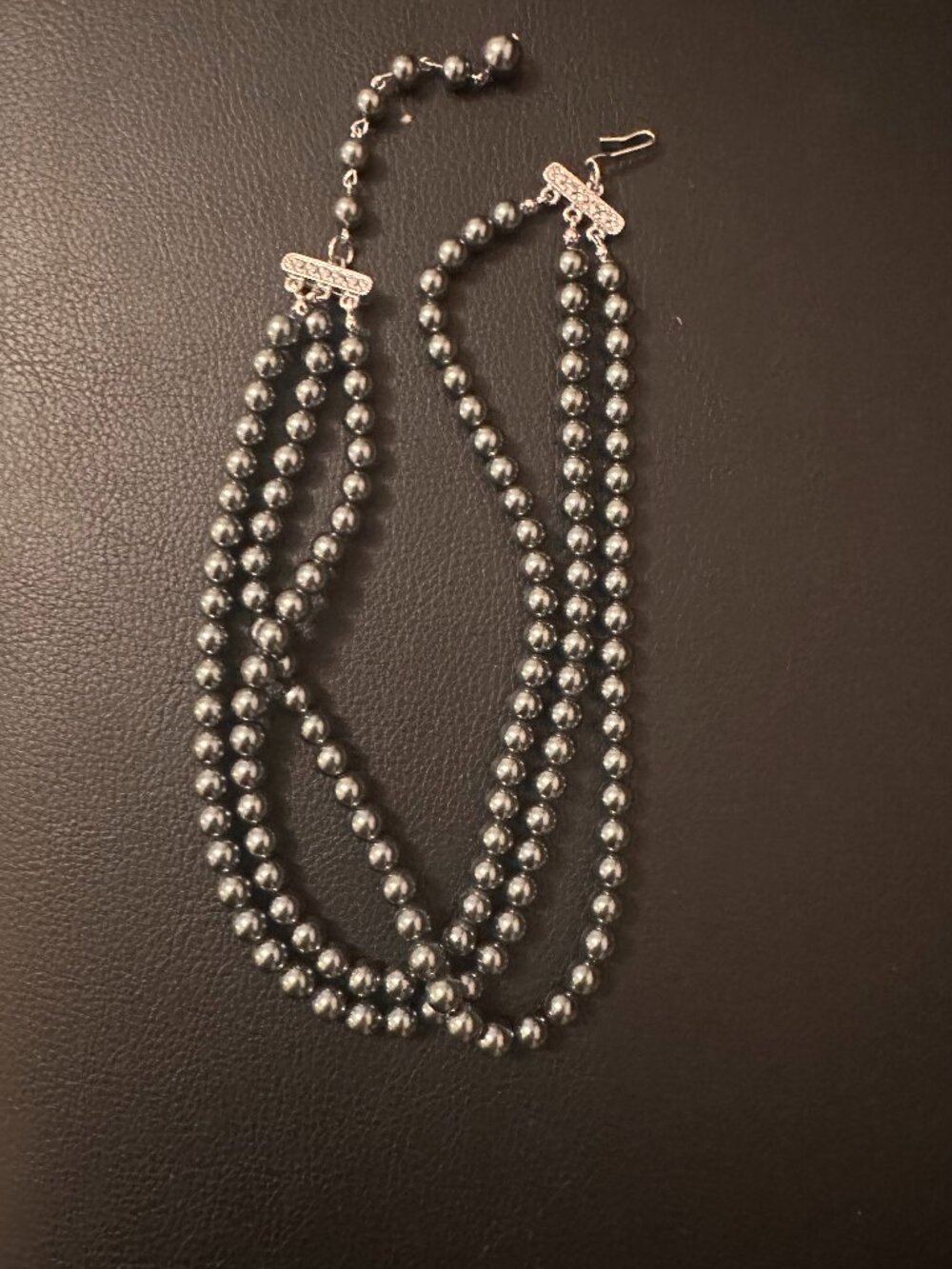 bBeautiful Vintage beaded choker necklace